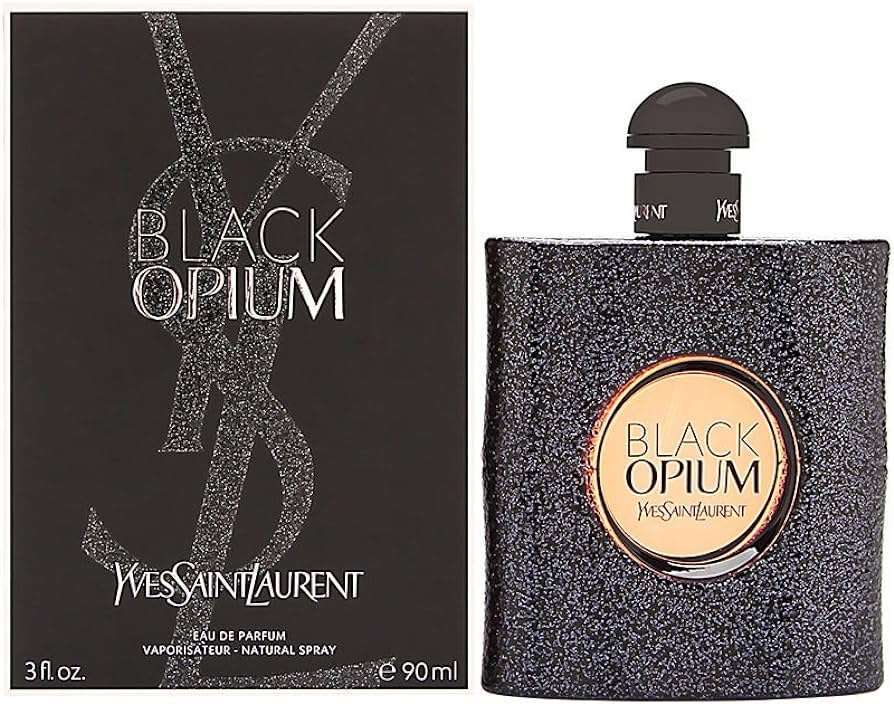 Black Opium EDP Gift Set & Double Color Pink Roses Bouquet