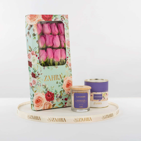 Lavender scented Candle & Barbie Box