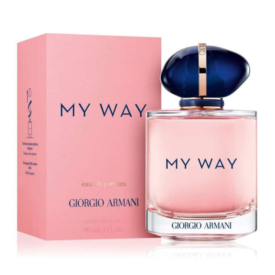 My Way EDP & Pink Flowers Bouquet