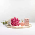 Une Promesse EDP & Pink Flowers Bouquet