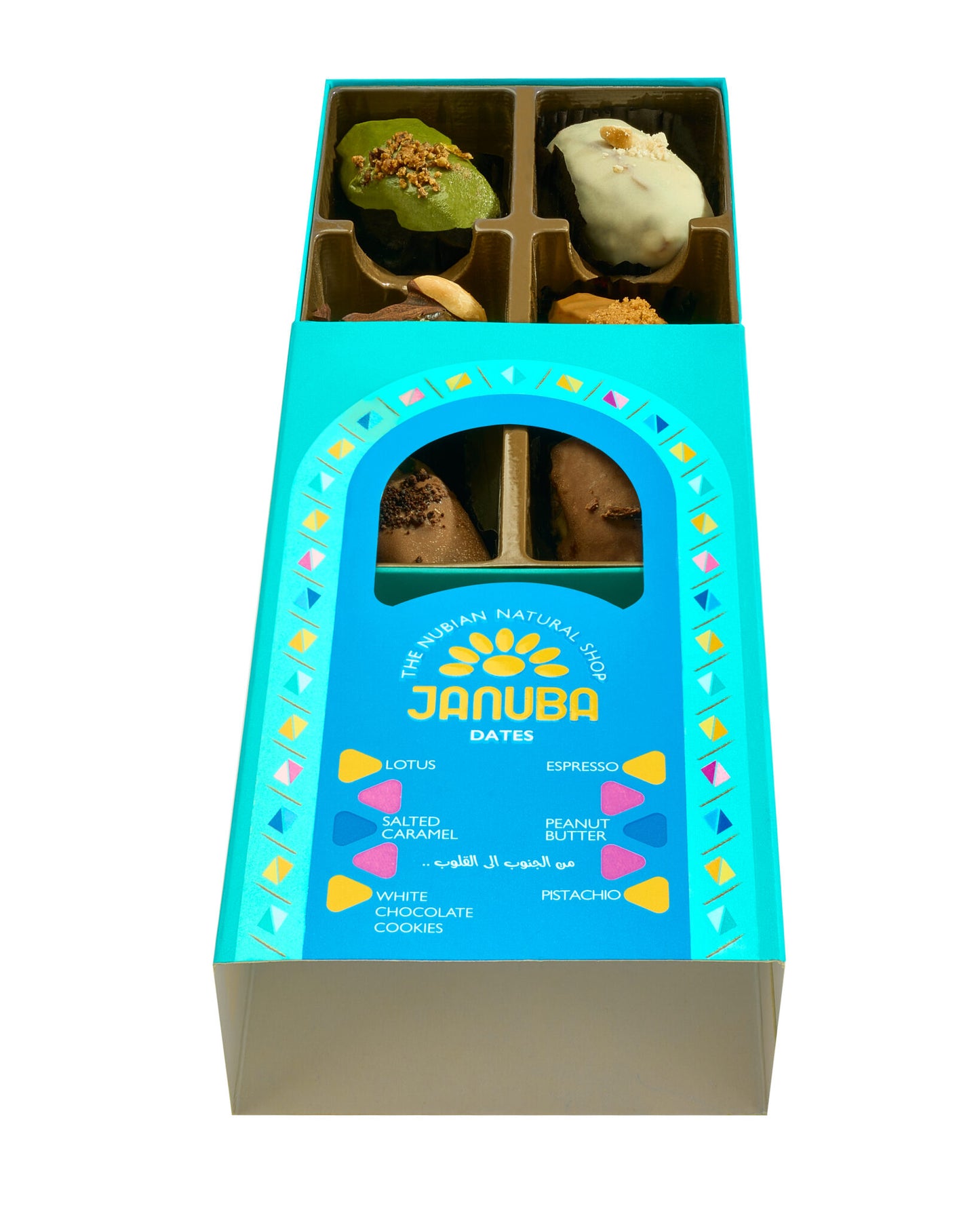 Januba Assorted Flavors Dates (6 pieces)
