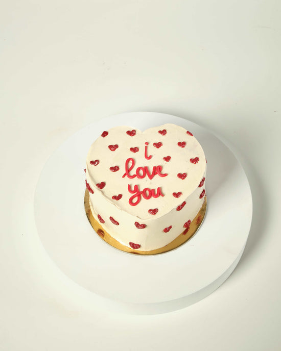 I Love You Cake