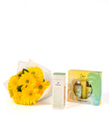 SoulandMore Coco set & Yellow Gerbera Bouquet & Patchi Chocolate Box
