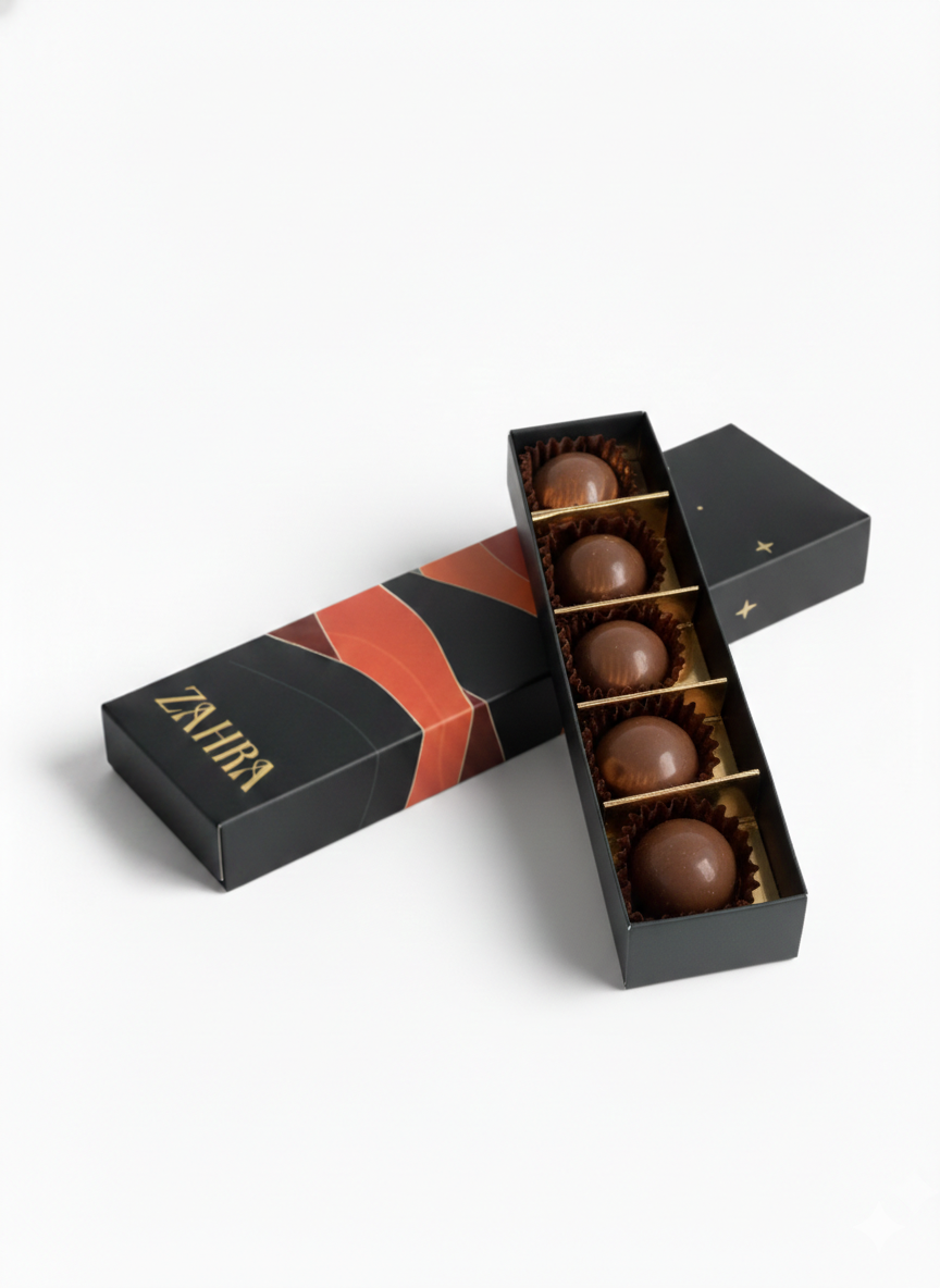 Zahra Belgian Chocolate, 5 pcs