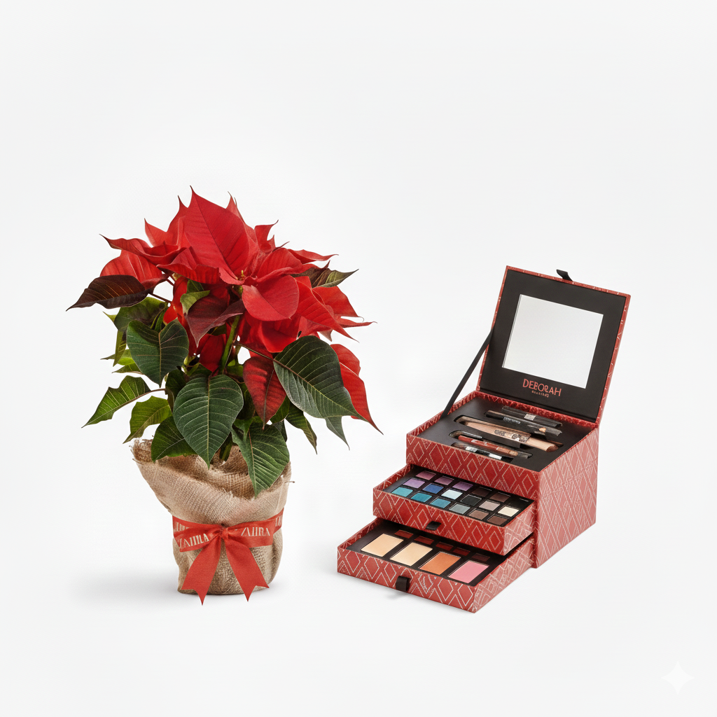 New Year Poinsettia & Deborah Box