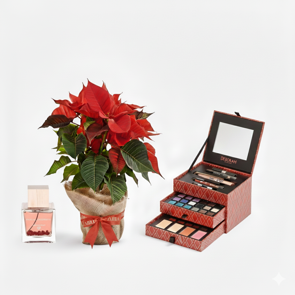 New Year Poinsettia, Deborah Box & Purple Ruby Perfume
