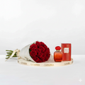 Rouge EDP for Women & 15 Roses Bouquet