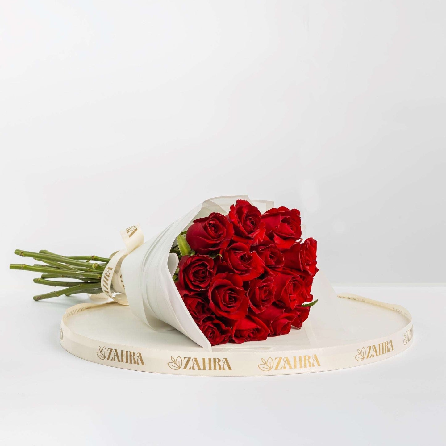 Red Roses bouquet & Swiza 12 pcs